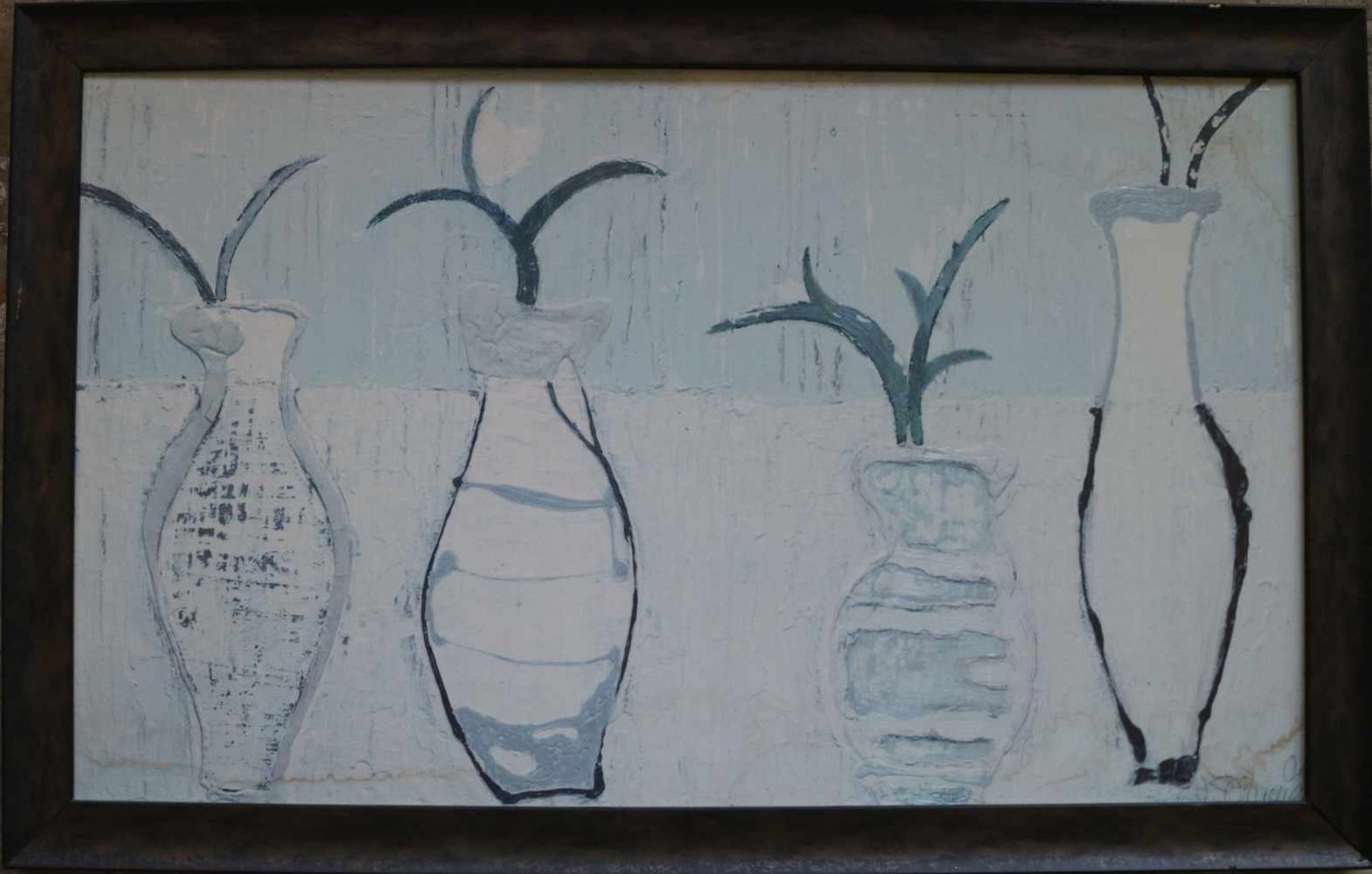 oil on panel Still life Roger Somville (?) - Bild 2 aus 3