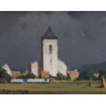 Piet LIPPENS (1890-1981) oil on canvas Mooregem Oudenaarde dated 1972 50 x 40 cm