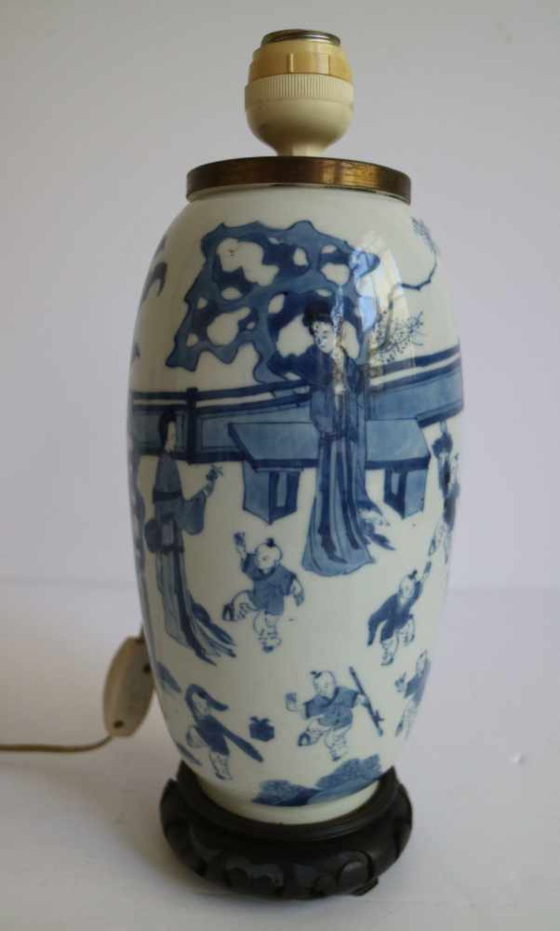 Chinese vases transformed into lampadaires H 22 en 30 cm (enkel vazen) restorations - Bild 9 aus 10