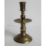 Disc candlestick Holland 17th century H 18,5 cm