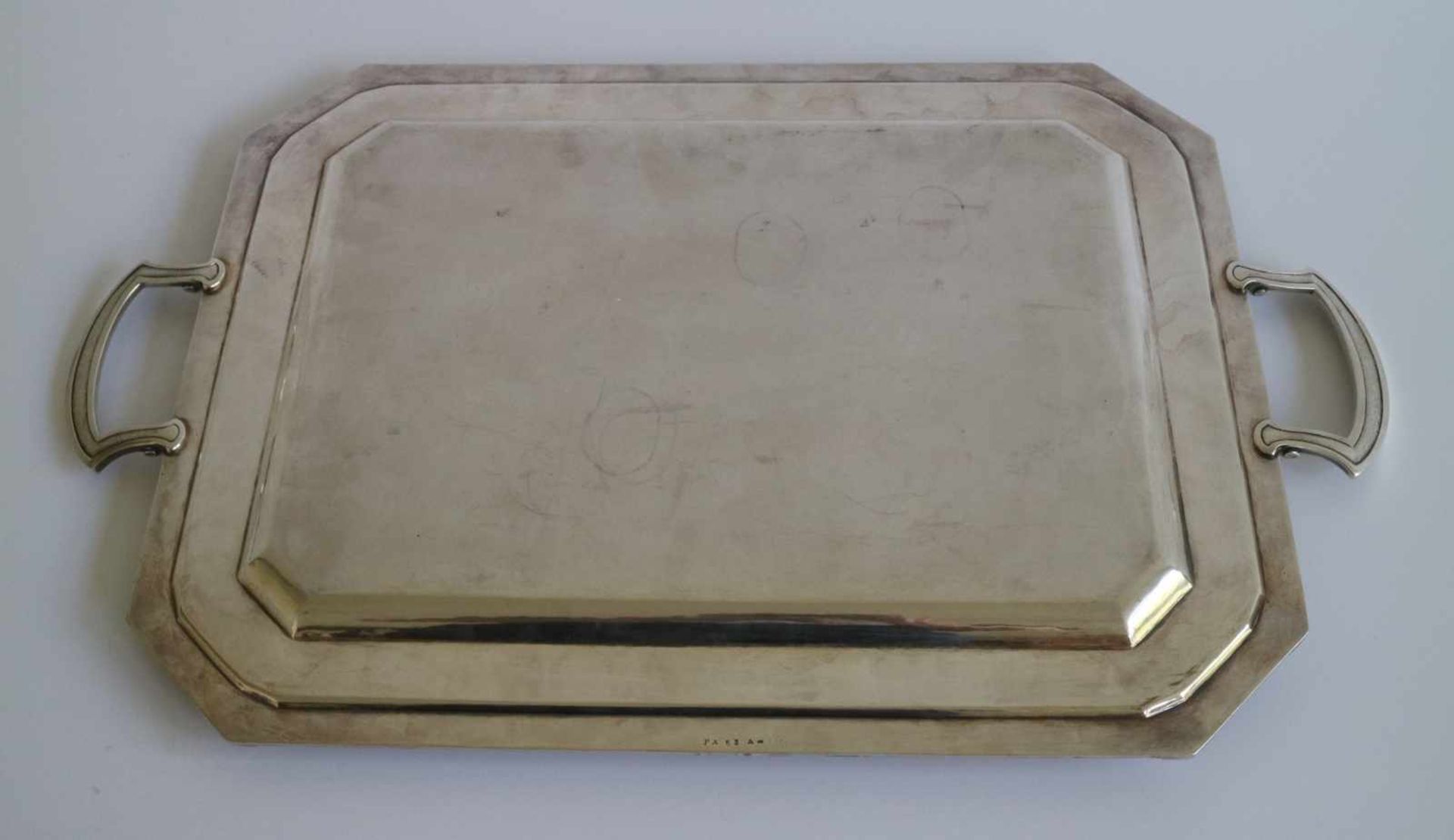 Wolfer's tray silver tray, 1750 grams 54 x 35 cm - Bild 2 aus 3