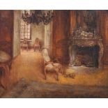 François STEYAERT (1863-1948) oil on canvas Interior view 68 x 58 cm pupil of Theodore Caneel &
