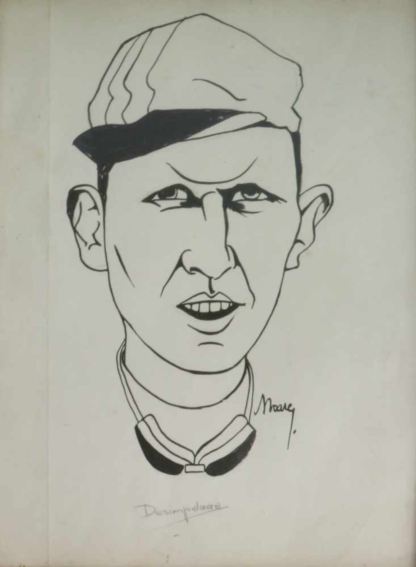 Marc Neels, SLEEN (1922) drawing Desimpelaere 27 x 36 cm