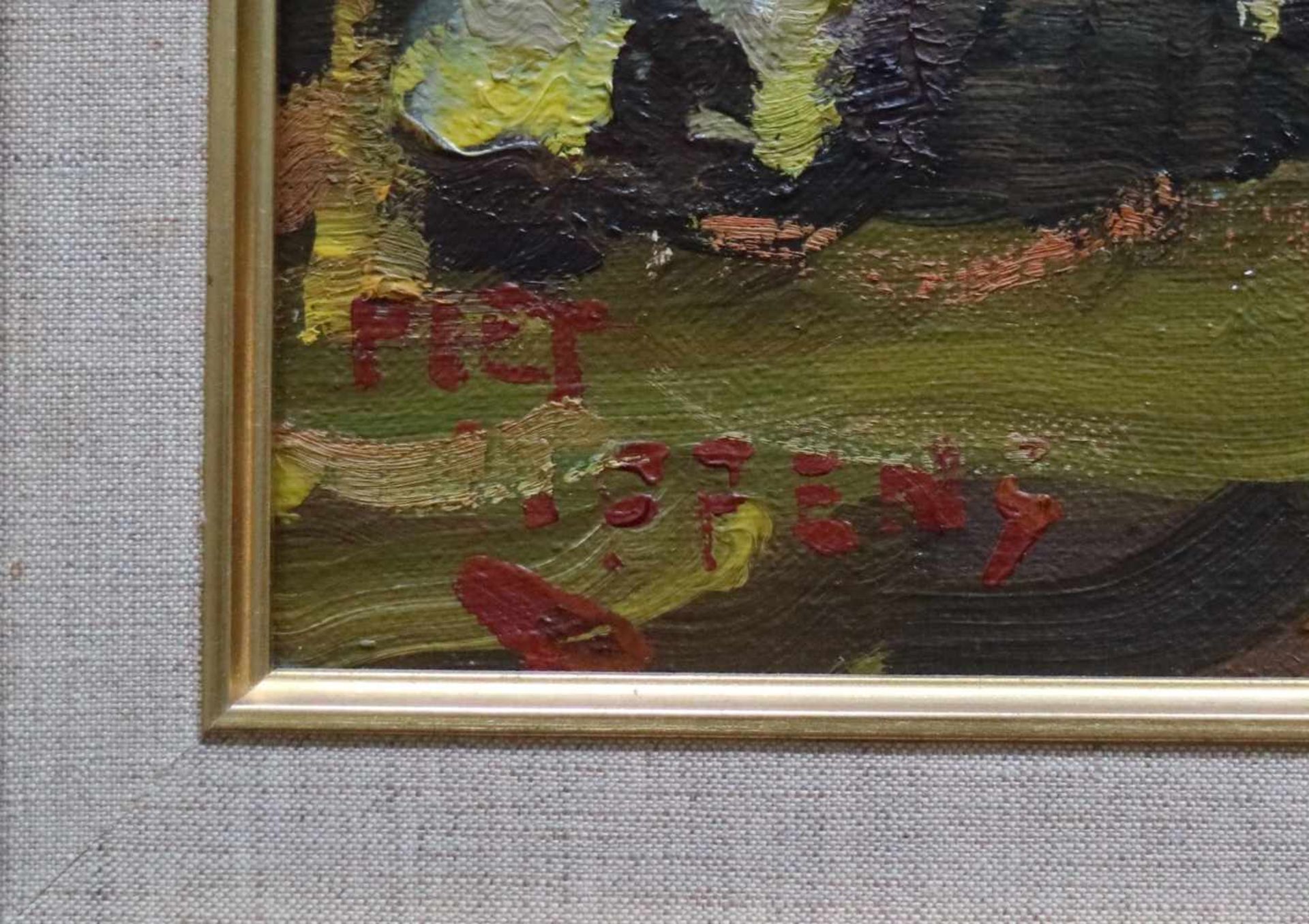 Piet LIPPENS (1890-1981) Oil on canvas Mill 50 x 60 cm - Bild 3 aus 4