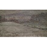 Octave SOUDAN (1872-1948) Oil on canvas Winter landscape 60 x 35 cm