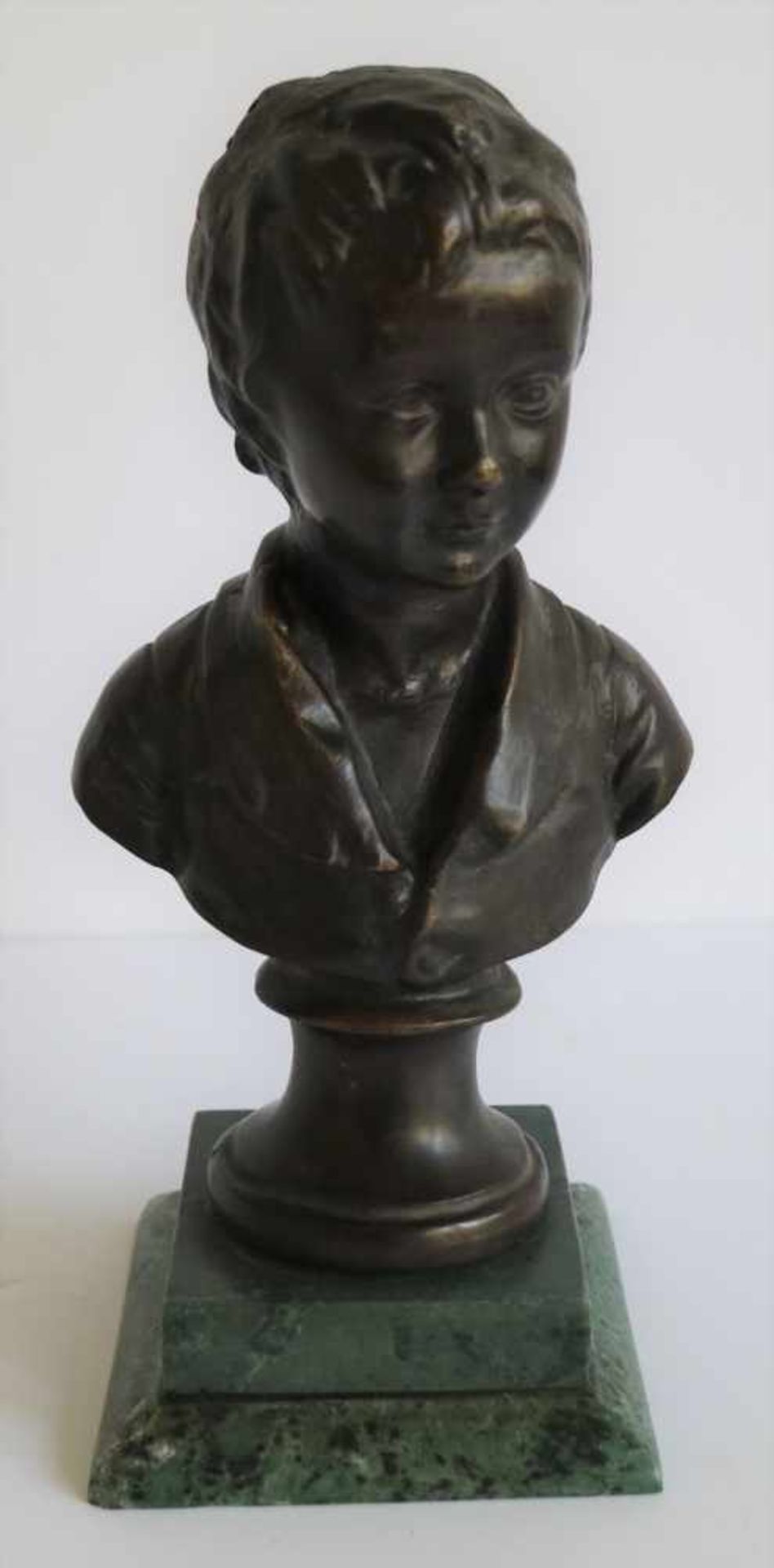 Bronze bust Young man H 24,5 cm