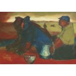 Crans oil on canvas Farmer 35,5 x 71 cm private collection / art dealer De Ryve bruges