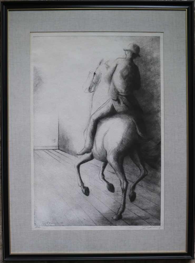 Roland DEVOLDER (1938) Etching Attempt to Escape EA dated 1982 49 x 73 cm - Image 2 of 4