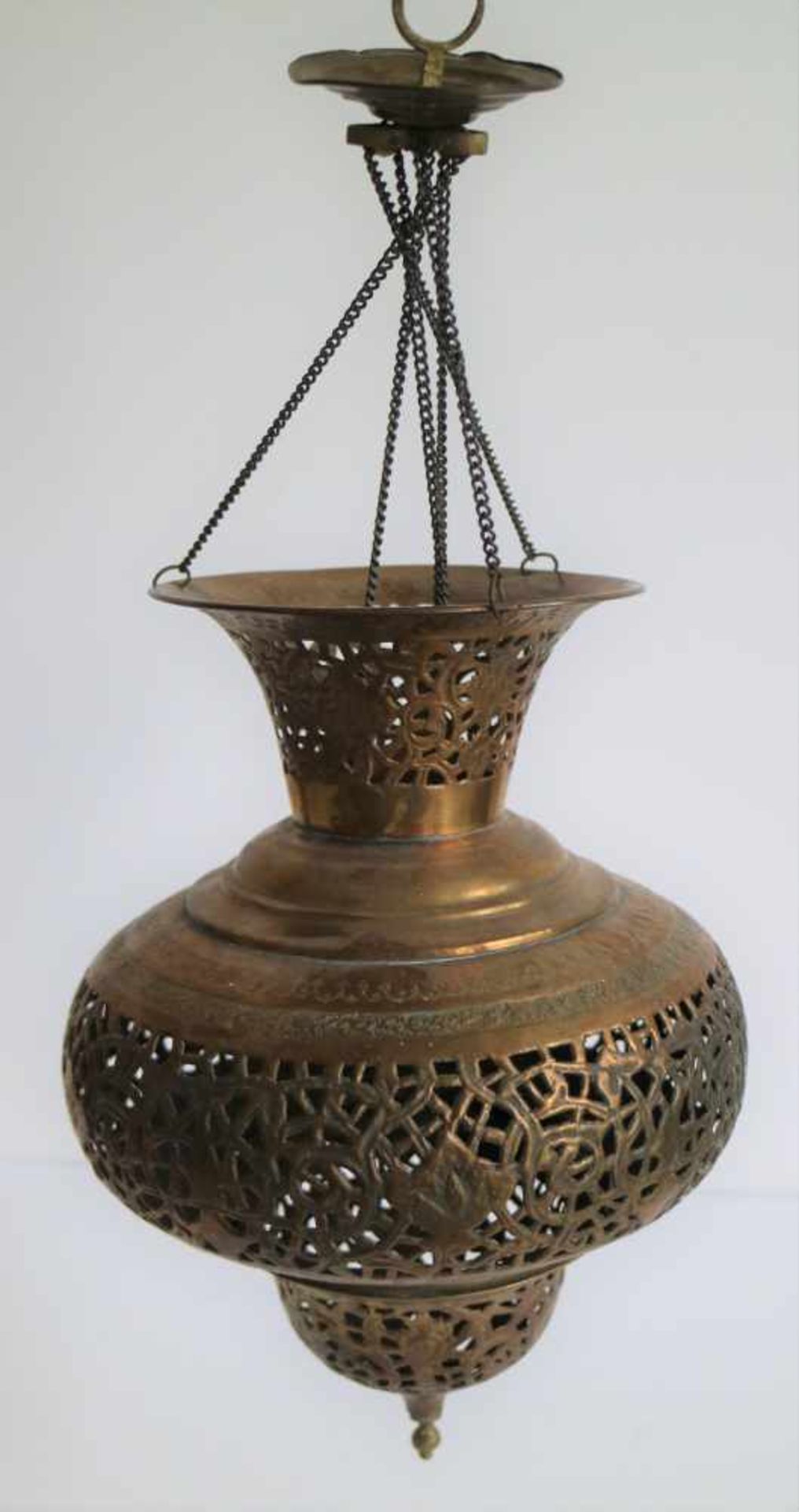 God lamp in copper L 46 cm