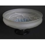 Le verre Français Art Nouveau coupe VERCAIS H 13 dia 25.5 cm