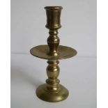 Disc candlestick Holland 17th century H 18,5, cm