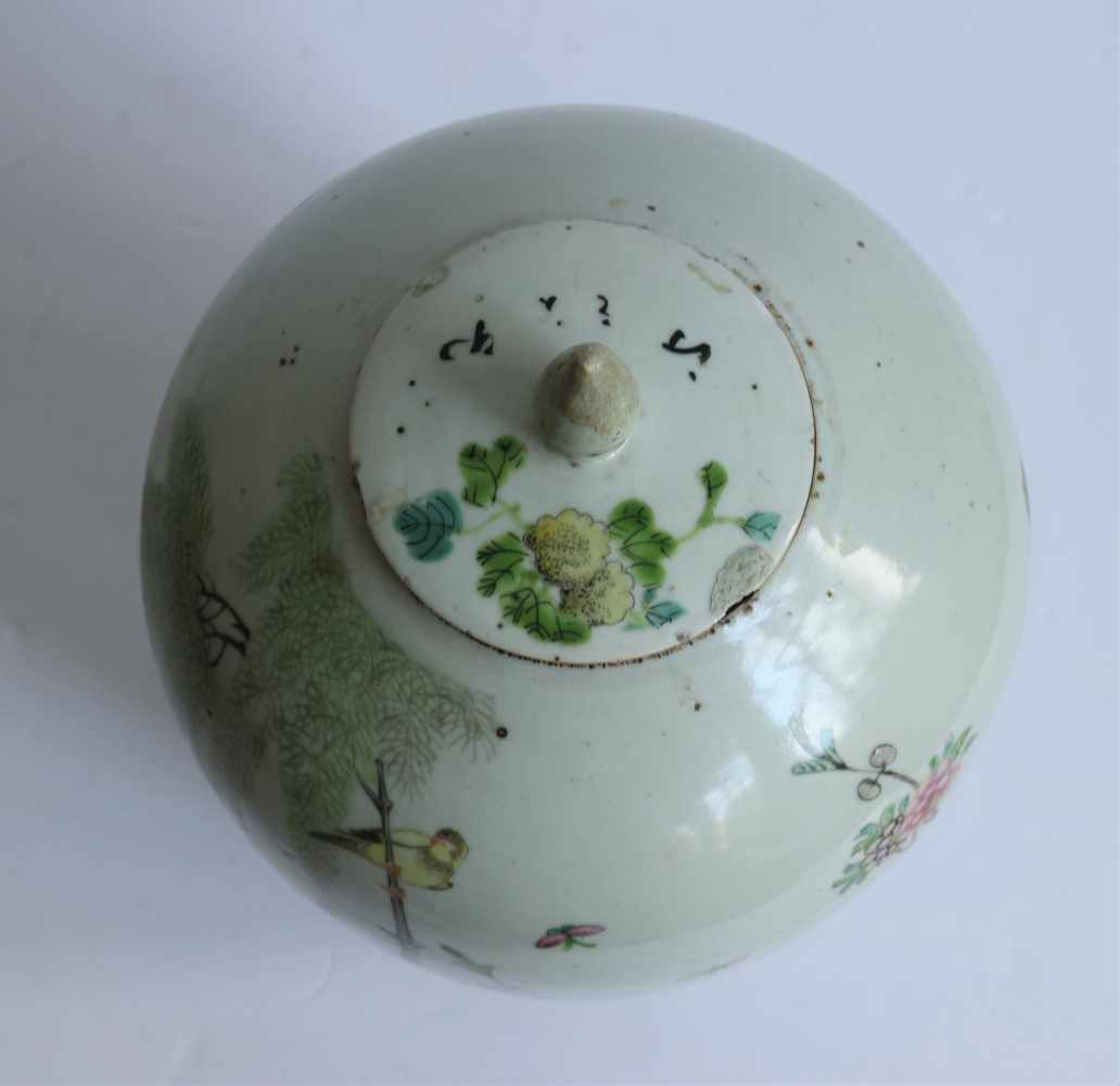 Chinese ginger jar period republic H 32 cm - Image 3 of 5