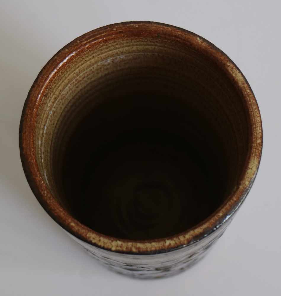 Perignem ceramic cylinder vase H 23 cm - Image 5 of 6