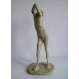 Georges MINNE (1866-1941) L'Adolescent II (1923) patinated plaster H 45 cm posthumously cast