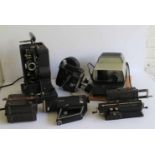 Lot miscellaneous projector, camera Paillard, calculator