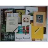Roger RAVEEL (1921-2013) Lot of books (one book signed by Raveel)