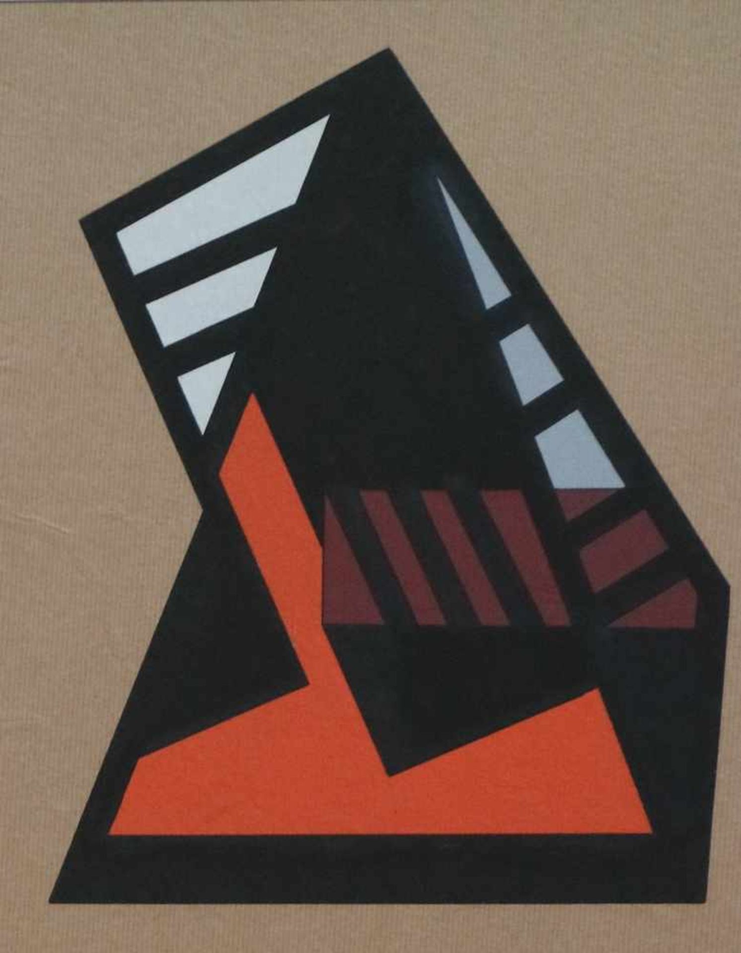 Guy VANDENBRANDEN (1926-2014) gouache on cardboard dated 1988 29,5 x 30,5 cm gesigneerd verso