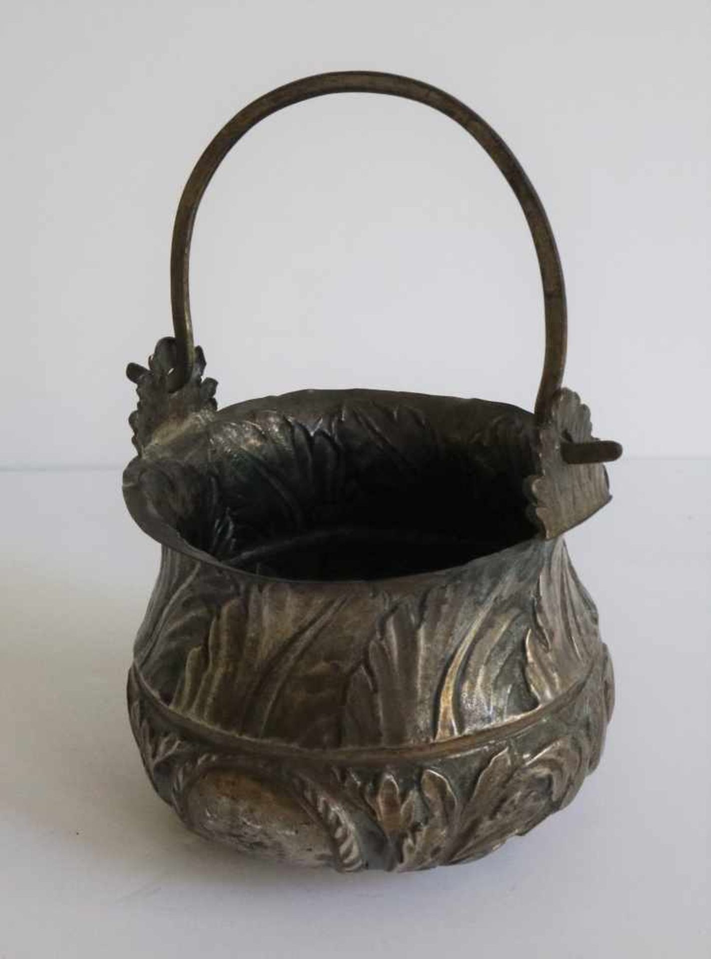 Silver holy water vessel Italy late 18th century H 13 dia 8,5 cm - Image 3 of 4