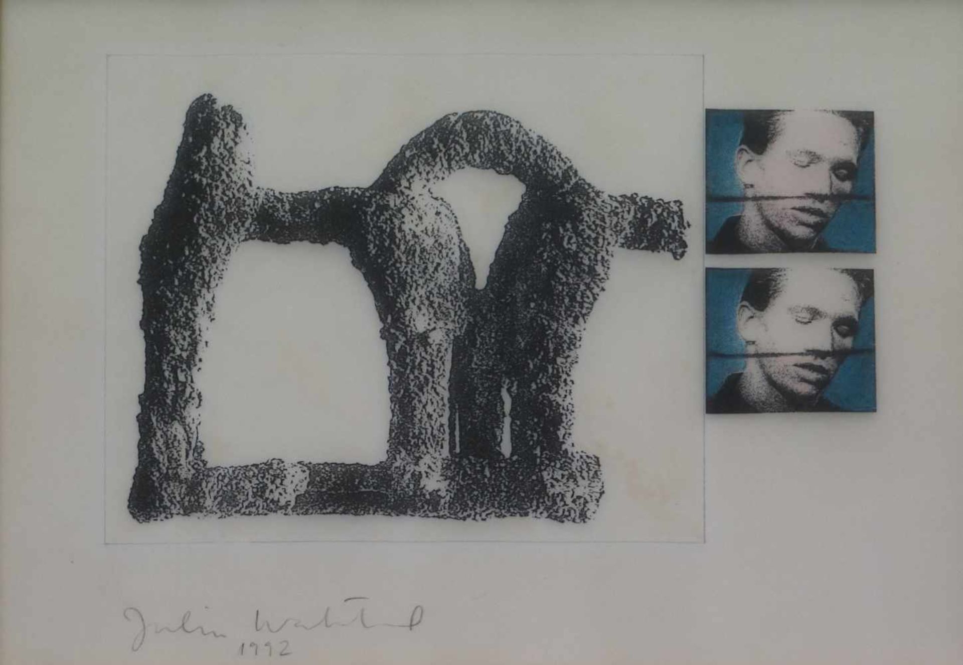 Julia WACHTEL (1956) pencil drawing 18 x 25,5 cm