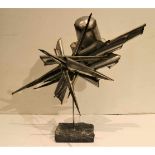 Roland DE CLEER (1952) Metal sculpture Untitled H 78 cm
