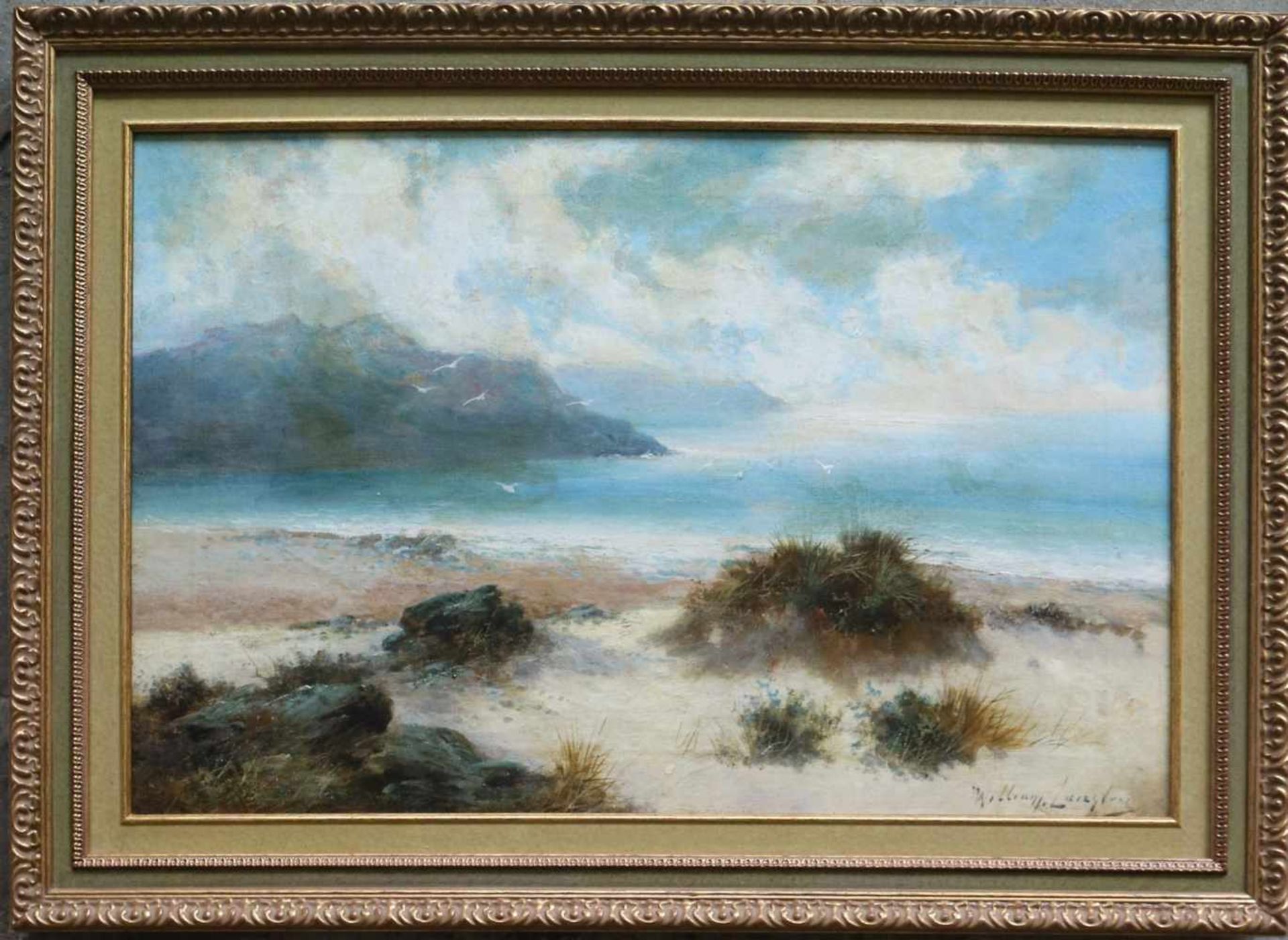 William Laingtree Oil on canvas Dunes 61 x 40,5 cm signed - Bild 2 aus 4