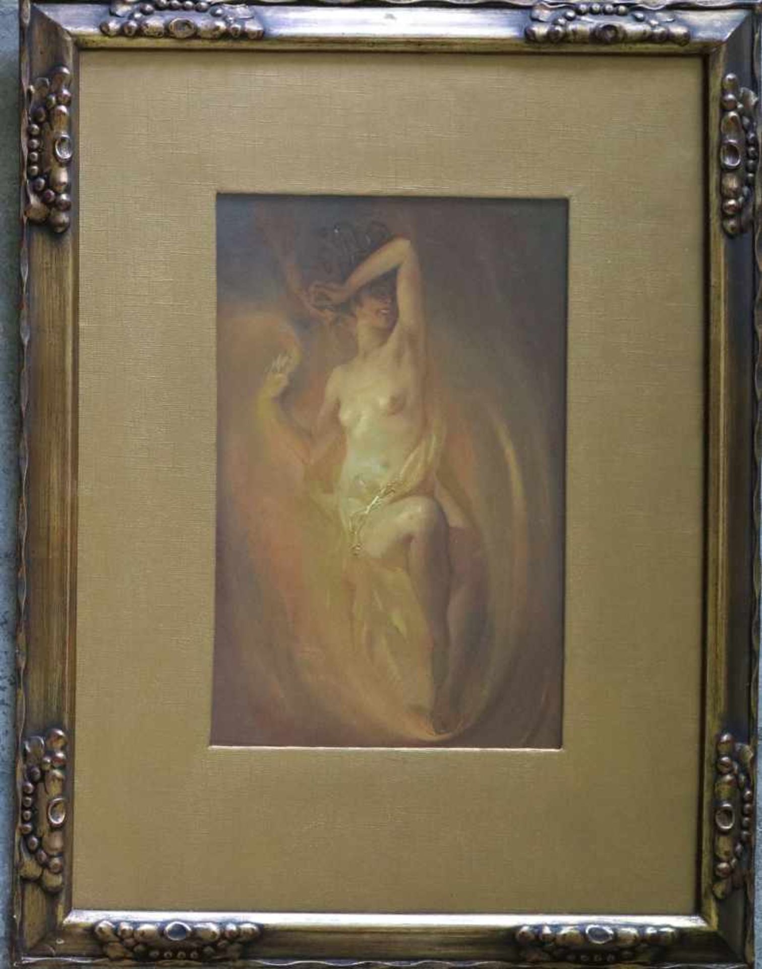 Jan Frans BOEVER DE (1872-1949) oil on board Méduse 27 x 43 cm - Bild 2 aus 4