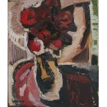 Amédée CORTIER (1921-1976) Oil on canvas Beautiful flowers 38 x 44,5 cm Signed