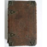 Biblia Sacra All of the Holy Scriptures of the Old and New Testament 1743 24,5 x 39,5 x 11,5 cm