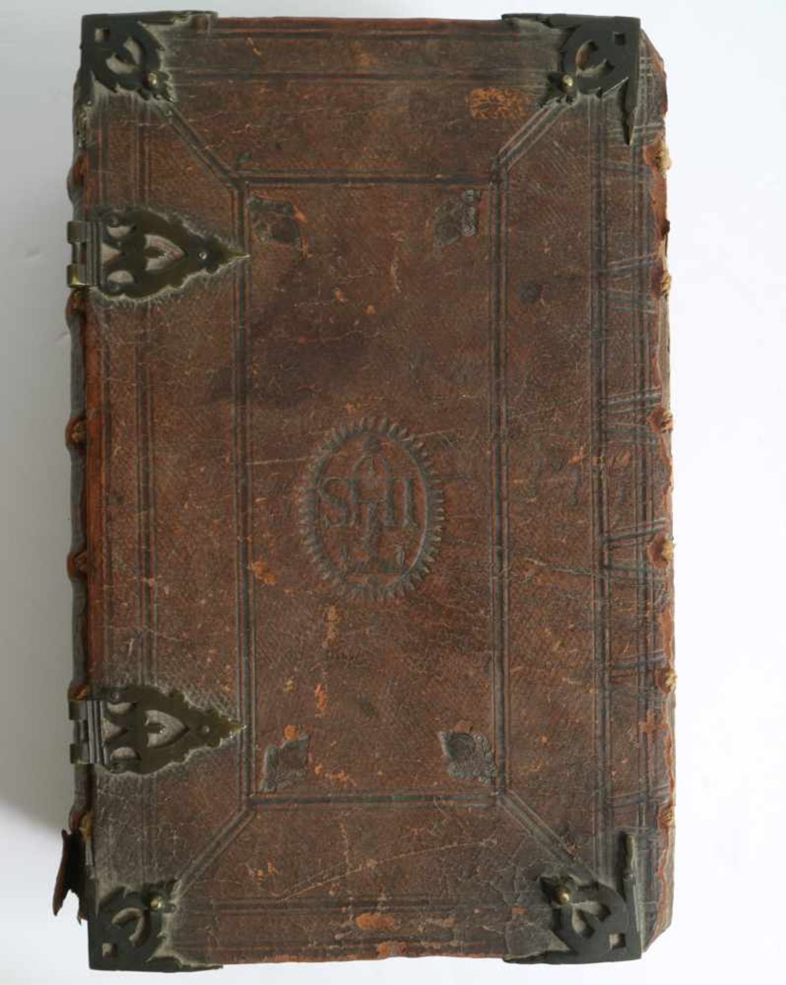 Biblia Sacra All of the Holy Scriptures of the Old and New Testament 1743 24,5 x 39,5 x 11,5 cm