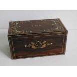 Tea box with inlay Tea box with inlay 23 x 12 x 12 cm