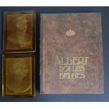 Luxval plaques King Albert and Queen Astrid 1930 - 1935 + book