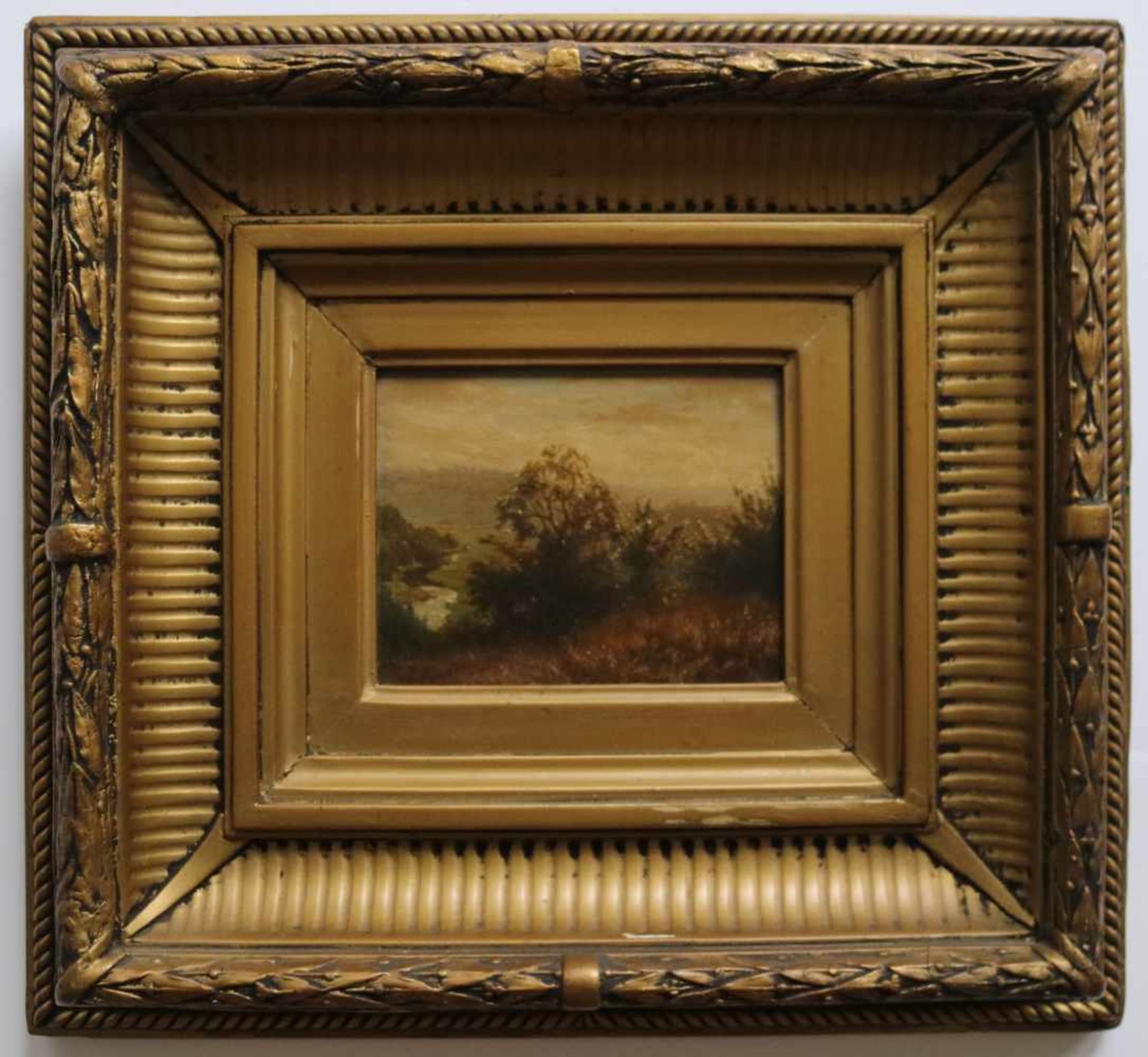 Jean-Baptiste KINDERMANS (1822-1876) (attrib) oil on panel Landscape 17 x 11,5 cm not signed - Bild 2 aus 4