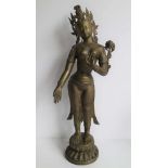 Bronze Tara Nepal bronze 20th century H 80 cm