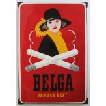 advertising panel BELGA Van Der Elst 49 x 71,5 cm