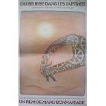 Poster Folon Du beurre dans les tartines 50 x 76 cm