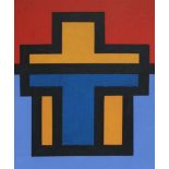 Guy VANDENBRANDEN (1926-2014) Acrylic on panel, 1987 17 x 21 cm