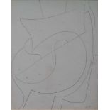 Victor SERVRANCKX (1897-1965) Drawing Composition 26,5 x 33,5 cm monogrammed and dated 53