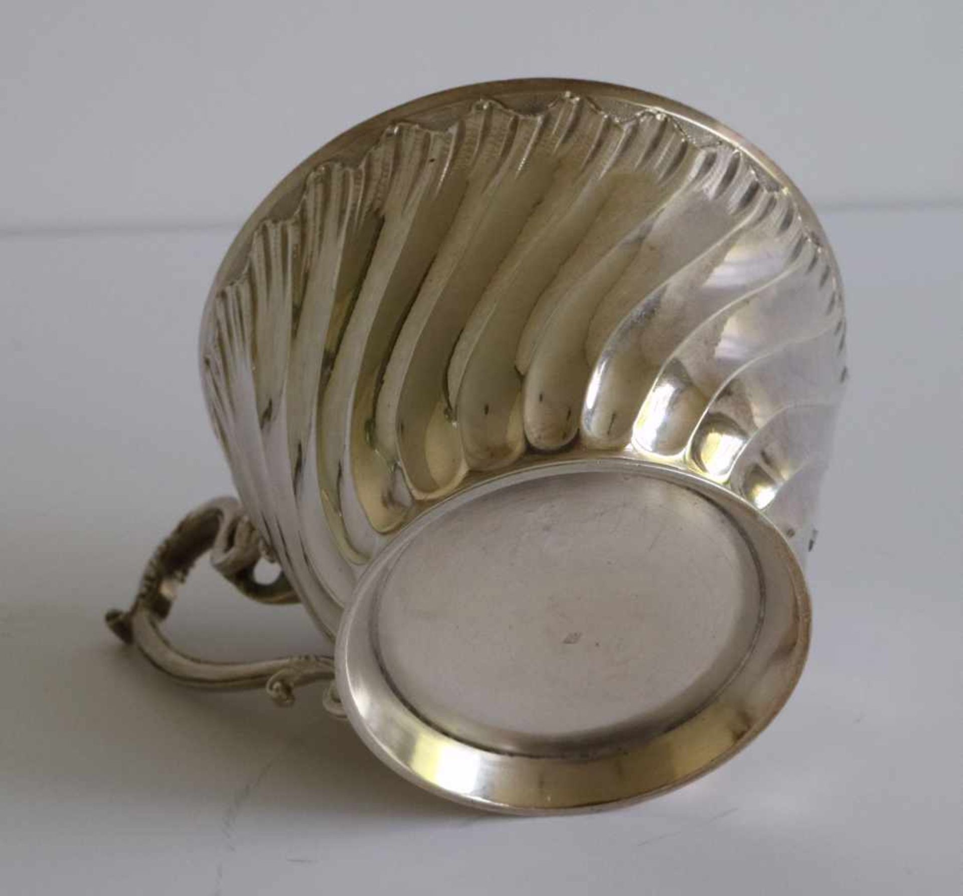 Silver breakfast cup with saucer Paris H 6 dia 12,5 cm - Bild 4 aus 4