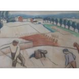 Jean BRUSSELMANS (1884-1953) pastel on paper Fieldwork dated 1920 53 x 72 cm ex Jos Beckers 06/1976