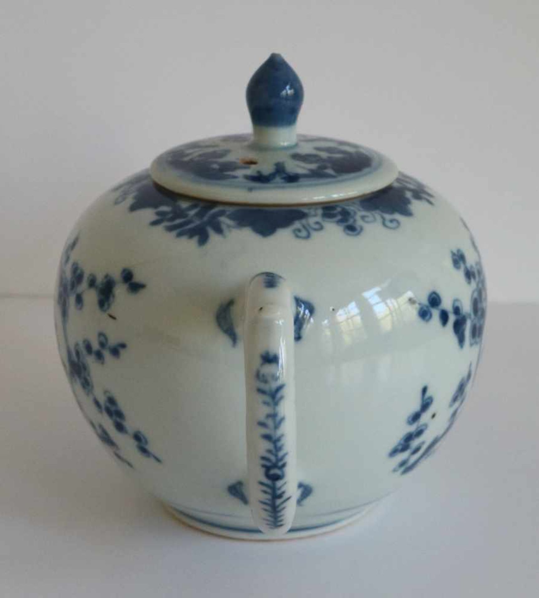 Chinese teapot blue White H 11,5 B 18 cm - Bild 2 aus 6