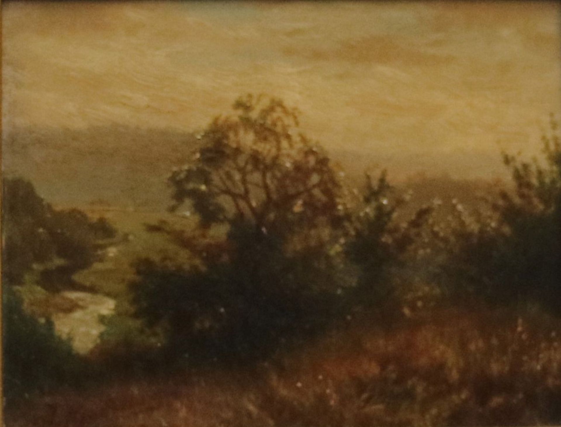 Jean-Baptiste KINDERMANS (1822-1876) (attrib) oil on panel Landscape 17 x 11,5 cm not signed
