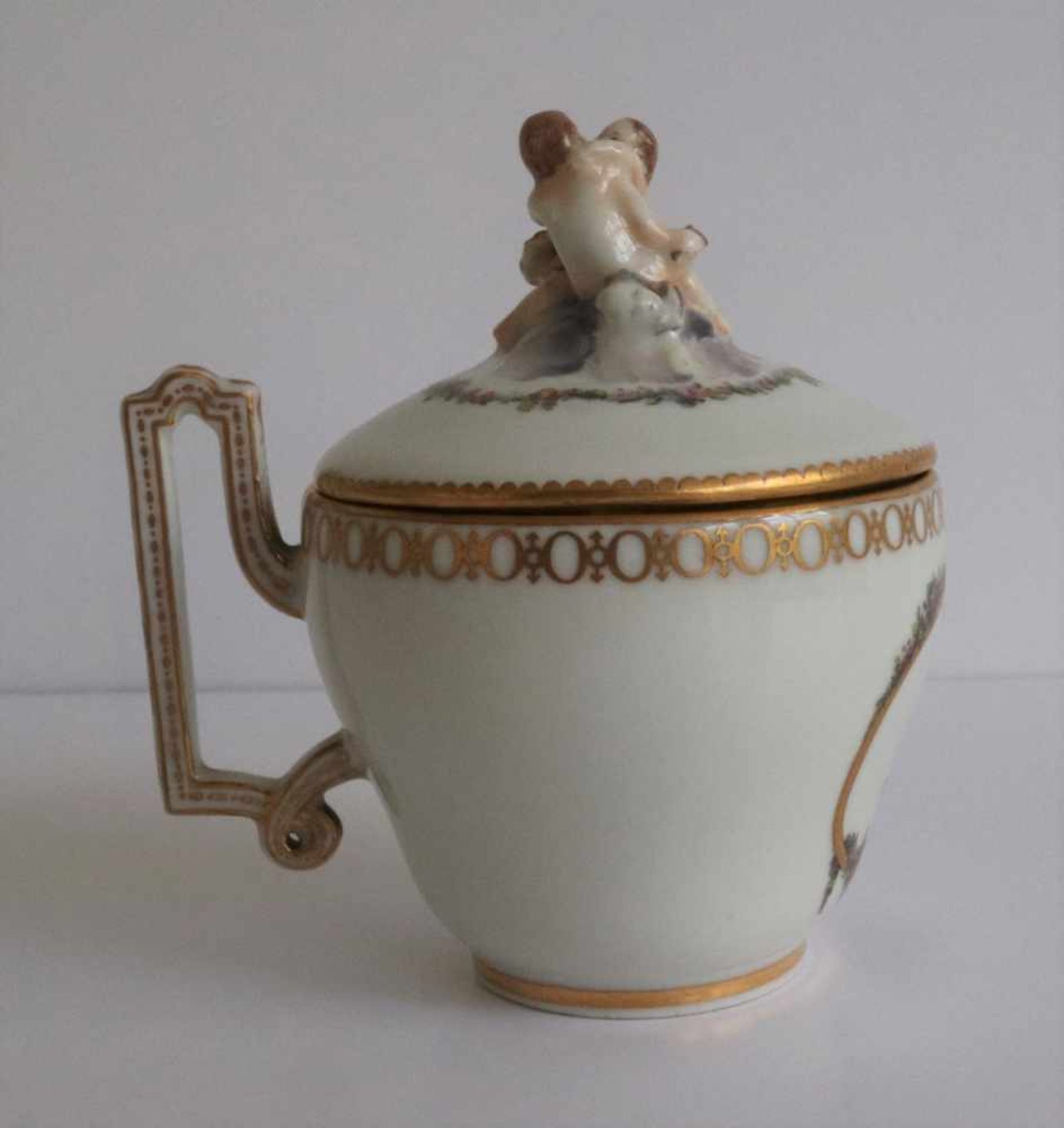 Sèvres breakfast cup 18th century (French) H 10 B 9 cm - Bild 3 aus 5