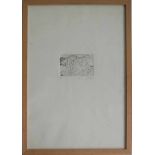 Sam DILLEMANS (1965) Etching Figures 1998 n ° 5/5 9 x 6 cm