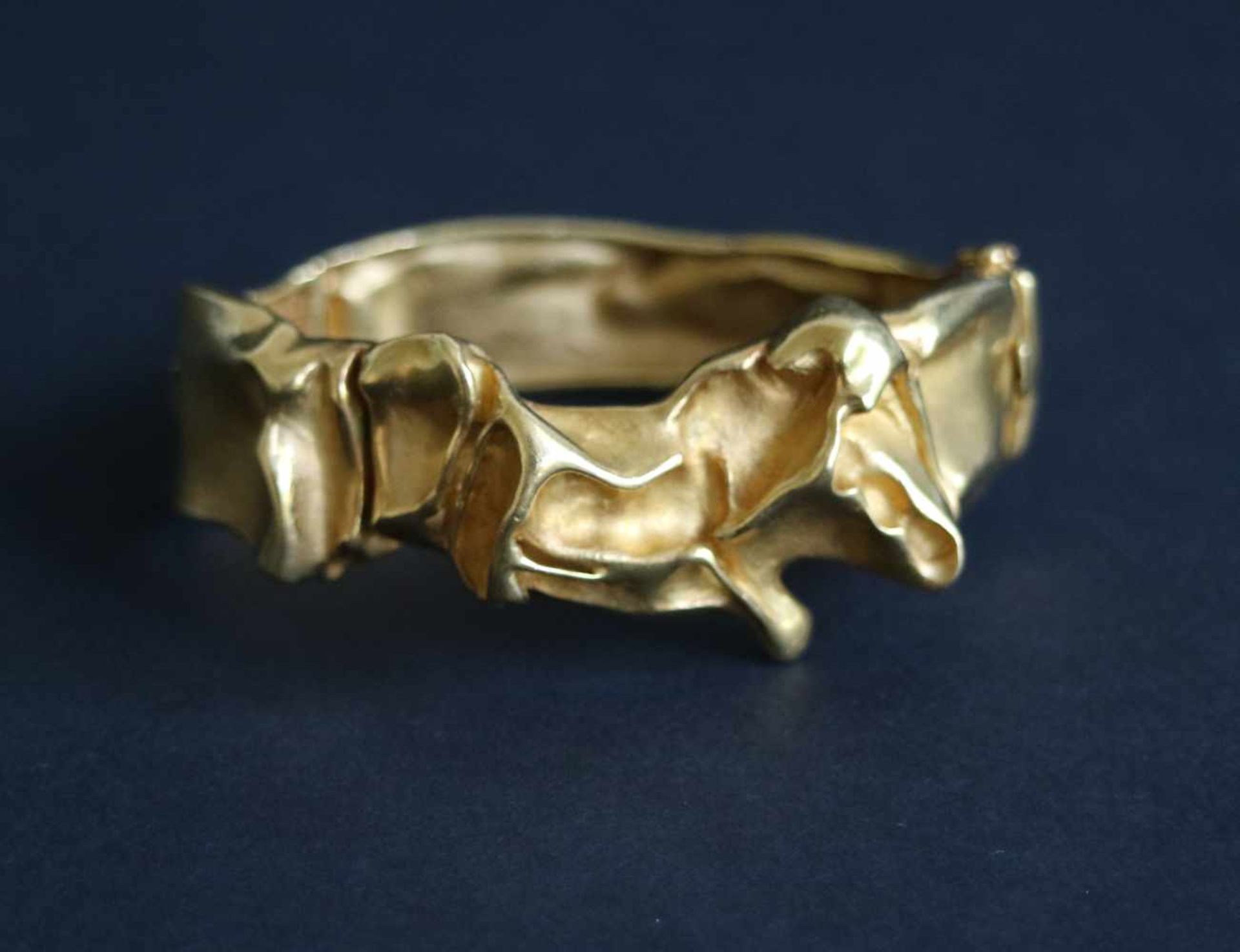 Jef TUERENHOUT VAN (1926-2006) bracelet 52.9 grams and pendant + necklace 48.6 grams 18 kt gold - Bild 2 aus 3