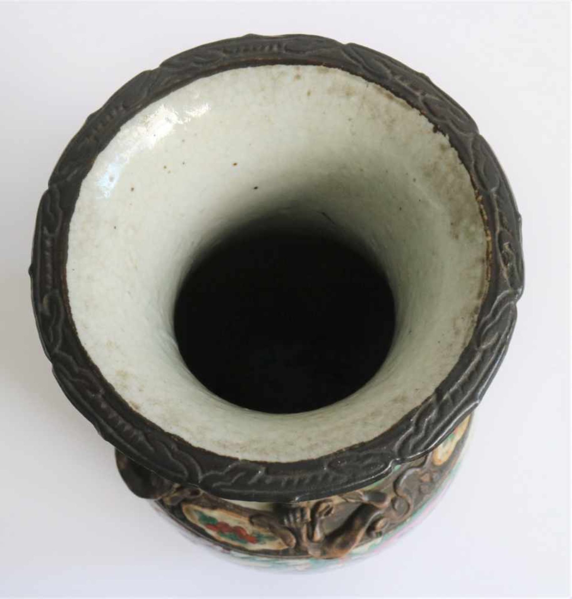 Chinese porcelain Nankin vase, vase around 1900 and vase 20th century H 33,5, 42,5 en 43 cm - Bild 4 aus 13