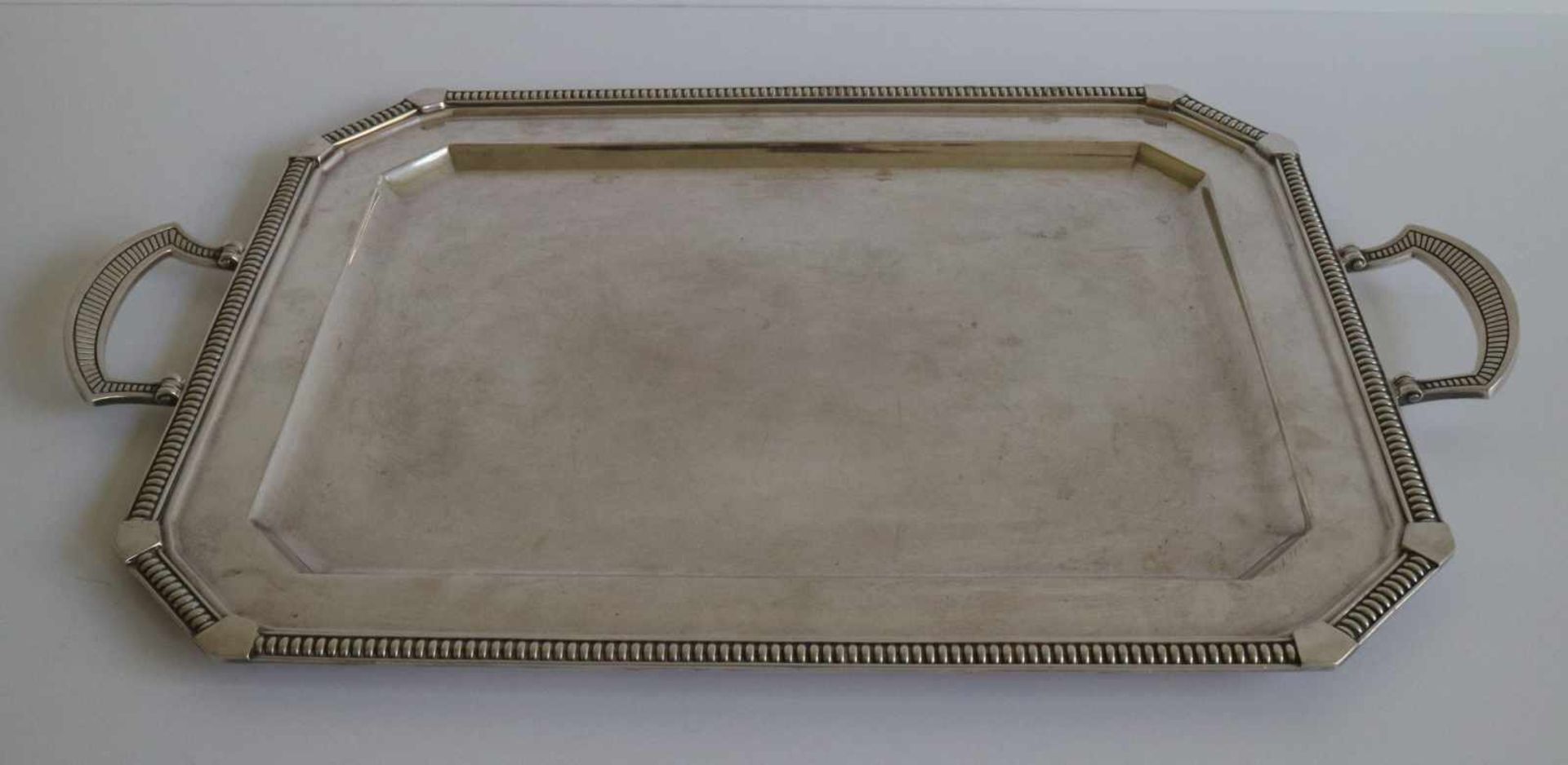 Wolfer's tray silver tray, 1750 grams 54 x 35 cm