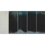 Hans HARTUNG (1904-1989) signed lithograph / invitation 57 x 29 cm signed