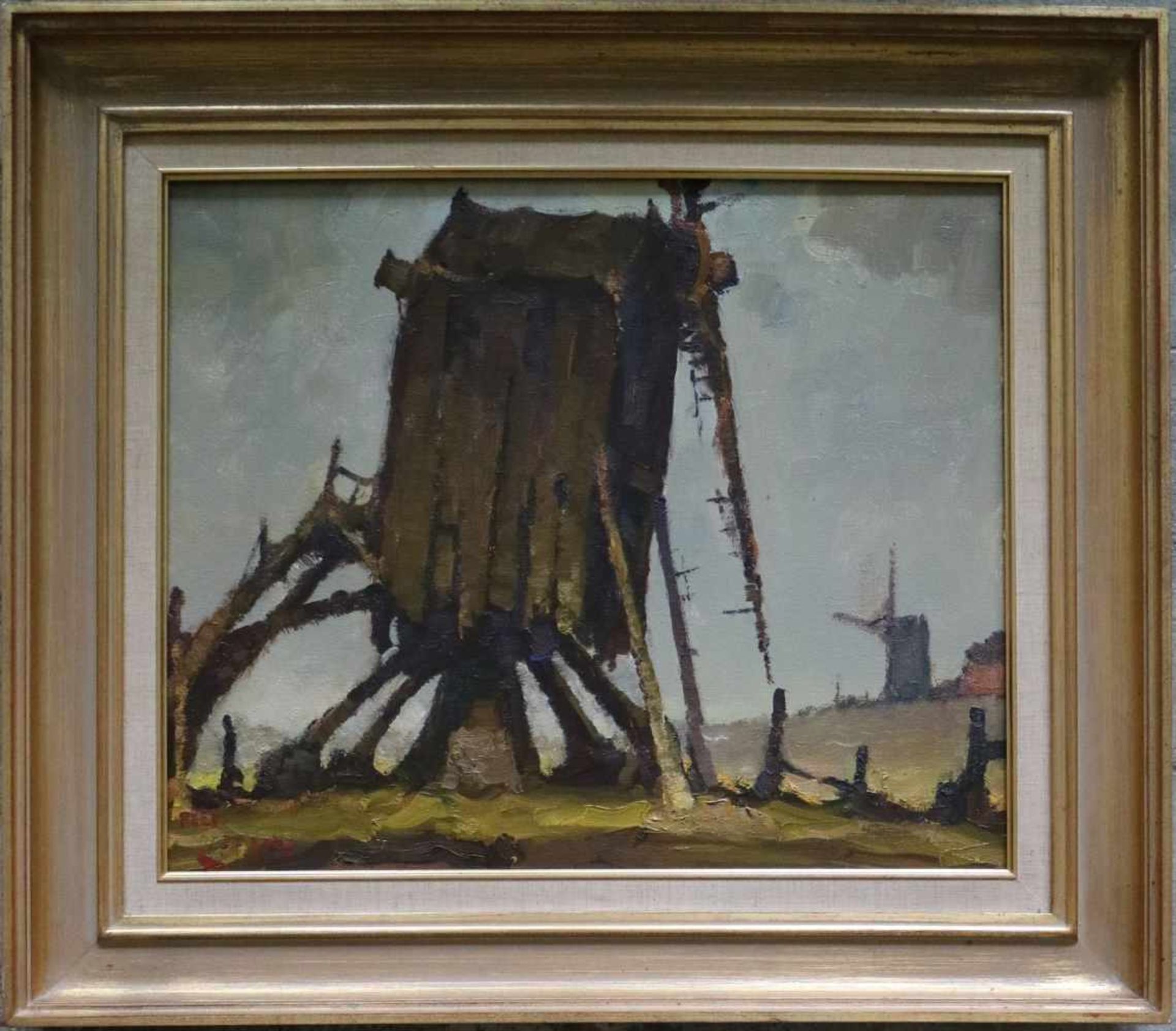 Piet LIPPENS (1890-1981) Oil on canvas Mill 50 x 60 cm - Bild 2 aus 4