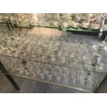 Val Saint Lambert large lot of glassware Val Saint Lambert large lot of glassware