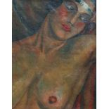 Jan MULDER (1895-1988) Oil on canvas Nude + booklet 60 x 80 cm